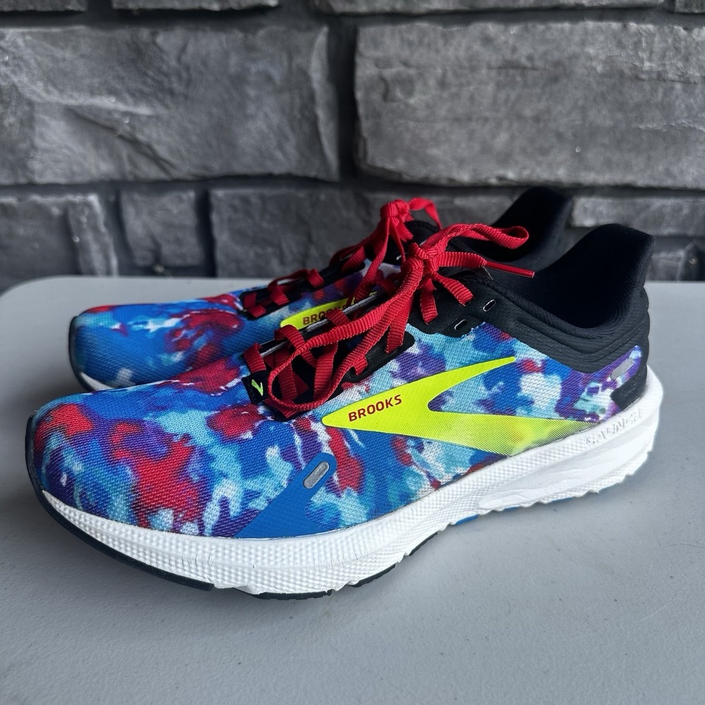 Brooks Launch 9 Tie Dye Running Shoes Women's Size 9 Style 1203731B446 EUC